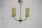 Art Deco or Bauhaus Brass Pendant Lamp, 1930s 2
