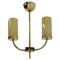 Art Deco or Bauhaus Brass Pendant Lamp, 1930s 1