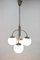 Lampe à Suspension Bauhaus Art Déco en Chrome, 1930s 5