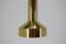 Small Mid-Century Brass Pendants, 1970s, Set of 3, Image 6