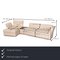 Leder Avanti Ecksofa in Beige von Koinor 2