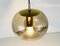 Amber Glass Pendant Lamp by Koch & Lowy for Peill and Putzler, 1960 8