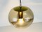 Amber Glass Pendant Lamp by Koch & Lowy for Peill and Putzler, 1960, Image 8