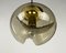 Amber Glass Pendant Lamp by Koch & Lowy for Peill and Putzler, 1960, Image 6