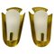 Mid-Century Brass Sconces, Italy, 1960s, Set of 2 1