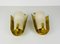 Mid-Century Brass Sconces, Italy, 1960s, Set of 2 4