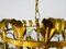 Golden Wheat Sheaf Pendant Lamp by Hans Kögl, Germany, 1970s, Image 10