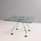 Square Glass Nomos Table by Norman Foster for Tecno, 1980s 2
