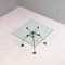 Square Glass Nomos Table by Norman Foster for Tecno, 1980s 3