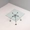 Square Glass Nomos Table by Norman Foster for Tecno, 1980s, Image 3