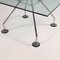 Square Glass Nomos Table by Norman Foster for Tecno, 1980s 5