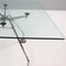 Square Glass Nomos Table by Norman Foster for Tecno, 1980s 4