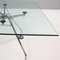 Square Glass Nomos Table by Norman Foster for Tecno, 1980s, Image 4