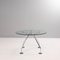 Round Glass Nomos Table by Norman Foster for Tecno, 1980s 2