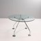 Round Glass Nomos Table by Norman Foster for Tecno, 1980s 6