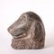 Marble Dog Head Sculpture 3