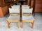 Chaises Vintage Bohemian Pine & Canvas par Karin Mobring pour Ikea, Set de 6 2