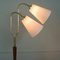 Modernist Swedish Teak & Brass Floor Lamp, 1940s 18