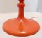 Lámpara de pie de cerámica esmaltada en naranja, años 70, Imagen 3