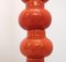 Orange Glazed Ceramic Floor Lamp, 1970s 4