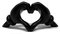 OG Slick, Love Gloves Vinyl Figure in Black, Edition of 500, 2021, Image 1
