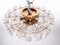 German Crystal Starburst Flush Mount from Kinkeldey, Image 7