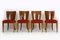 Art Deco H-214 Dining Chairs by Jindrich Halabala for UP Závody, 1950s, Set of 4 1