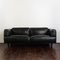 Twice Sofa in Black Leather by Pierluigi Cerri for Poltrona Frau 1