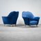 Vintage Chairs in Velvet by Ico & Luisa Parisi, 1950s, Set of 2, Image 1