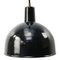 Vintage Industrial Black Enamel Factory Pendant Lamp 1