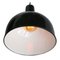 Vintage Industrial Black Enamel Factory Pendant Lamp, Image 3