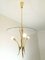 1-Light Chandelier, 3-Light Chandelier and 2 4-Light Wall Lights from Lumen Milano, Early 1950s, Set of 4 5