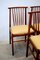 Italian Wood and Faux Leather Chairs, 1960s, Set of 6 7