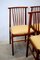 Italian Wood and Faux Leather Chairs, 1960s, Set of 6, Image 7