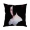 Coussin Edith Noir par Mineheart 1