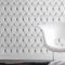 White Chesterfield Button Back Wallpaper, Image 3