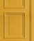 Mustard Panelling Wallpaper by Mineheart 1