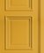 Mustard Panelling Wallpaper by Mineheart, Image 1