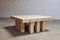 Table Basse Architecturale Vintage en Marbre avec 12 Pieds Style Ado Chale, 1960s 5