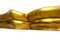 Vorhangvolants aus geschnitztem Holz und Blattgold, Napoleonische Ära, Rom, 1800er, 3er Set 12