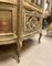 Antique Napoleon III Hand Painted Golden Wooden Showcase, France, 1870s, Image 12