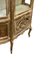 Antique Napoleon III Hand Painted Golden Wooden Showcase, France, 1870s, Image 5