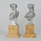 Silver-Plated Bronze Busts by Clesinger for Collas, 19th Century, Set of 2 14