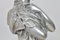 Silver-Plated Bronze Busts by Clesinger for Collas, 19th Century, Set of 2 5