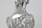 Bustos de bronce plateados de Clesinger para Collas, siglo XIX. Juego de 2, Imagen 9