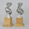 Silver-Plated Bronze Busts by Clesinger for Collas, 19th Century, Set of 2 16