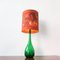 Green Glass Table Lamp from Marinha Grande, 1960s 2