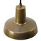 Vintage Industrial Solid Brass Factory Pendant Lamp, Image 2