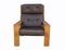 Leather High-Back Bonanza Chairs by Esko Pajamies for Asko, 1970s 1