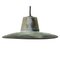 Vintage Industrial Green Copper Factory Pendant Lamp, Image 5